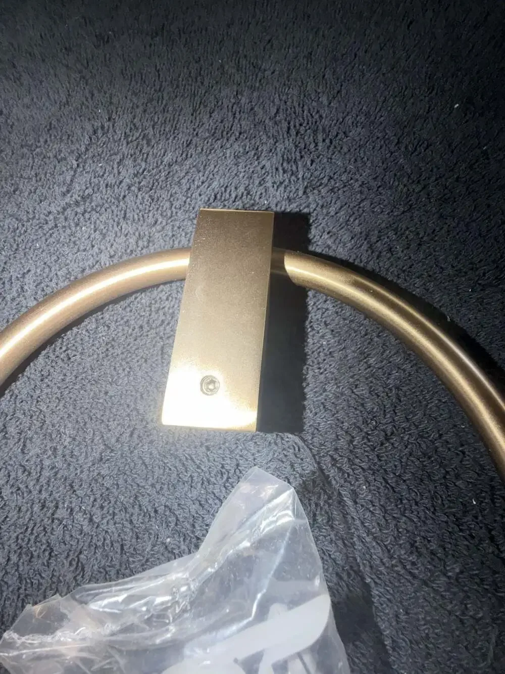 Amerock Monument Towel Ring in Champagne Bronze BH36082CZ